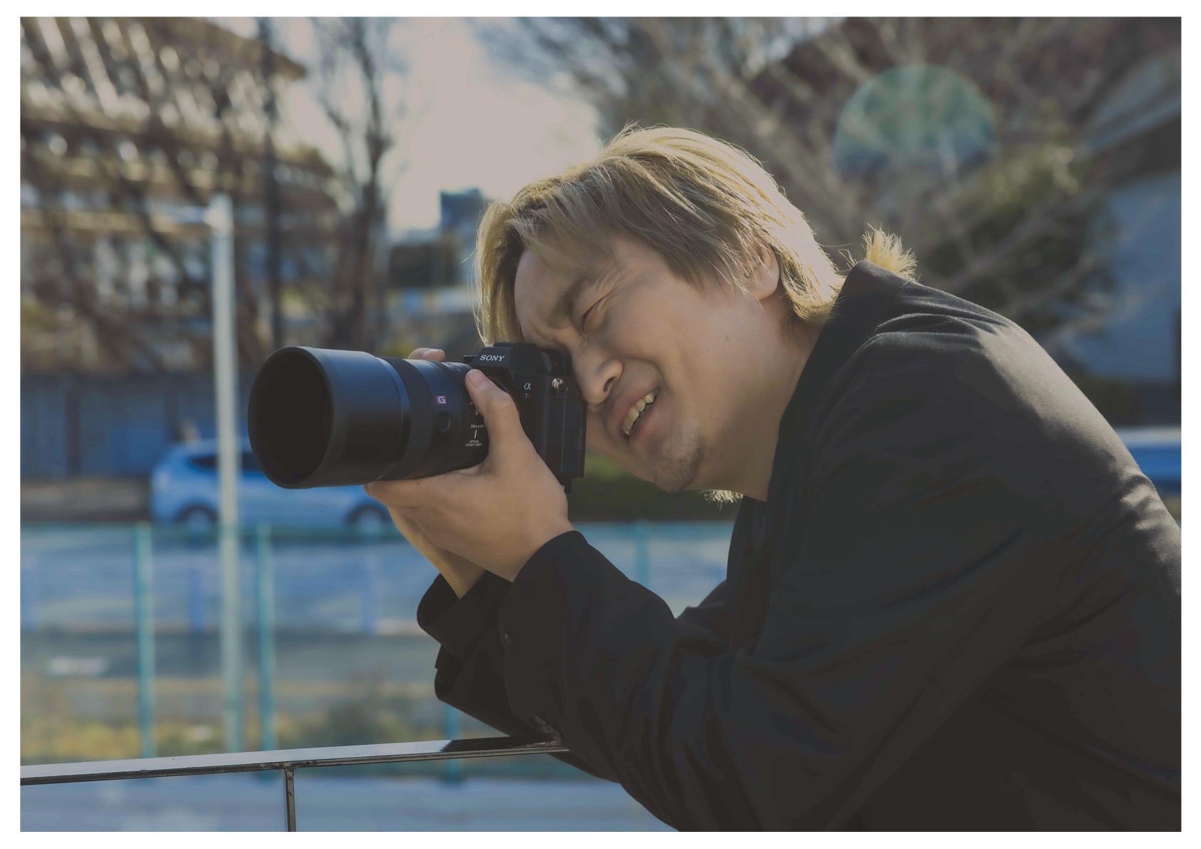 撮影中の太田雅友
